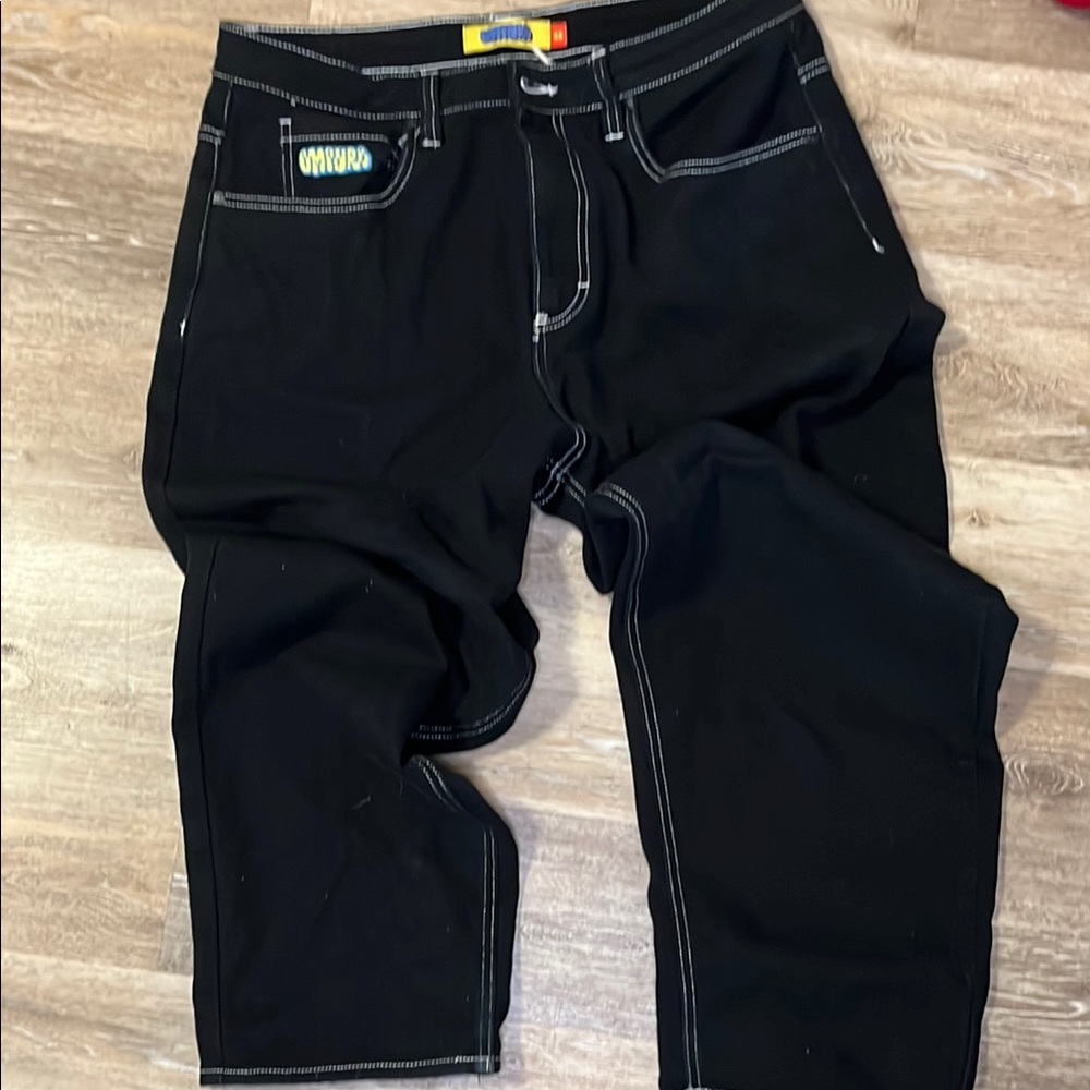 Empyre Wide Leg Black Jeans Zumiez
